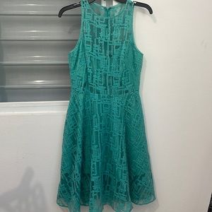 Blue/green dress. Only wear once. Like new. Beutiful color.